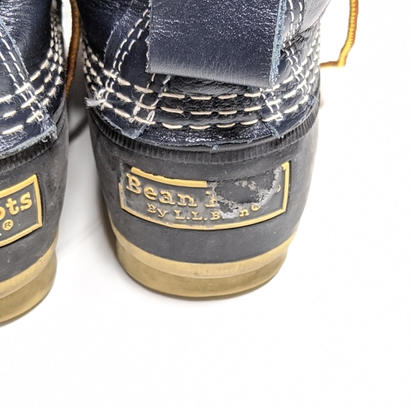 L.L. Bean 6" Bean Boots, Navy | Size 6 / 7 - Picture 4 of 7